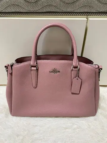 핑크 핸드백 숄더 스트랩 포함