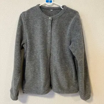 그레이 M 사이즈 버튼 가디건