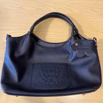LA MIA BORSA 블랙 토트백
