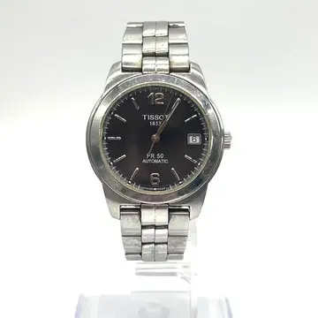 TISSOT 티쏘 데이트 블랙 다이얼 SS 남성용 작동