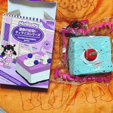 mellojoy 스퀴즈 운명의 만남 티라미수 시리즈 민트 체리 여왕