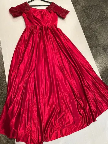 예쁜 파티/연주회/무대/촬영/컬러 자수/레이스/튤/빨간색 롱