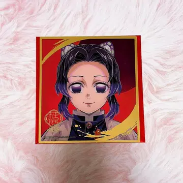 귀멸의 칼날 기둥전 랜덤 미니 클리어 색지 코쵸우 시노부 색지