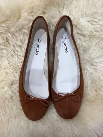 Repetto 브라운 플랫슈즈 40 프랑스제