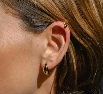 daughtersjewelry Dewy hoop 골드