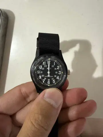 MWC 손목시계 블랙 재고품 독일제 밀리터리 새상품