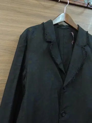 케이시 비다렌크 오버다이 제품 염색 올 패턴 2B 테일러드 자켓