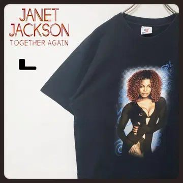 90s 빈티지 자넷 잭슨 반팔 티셔츠