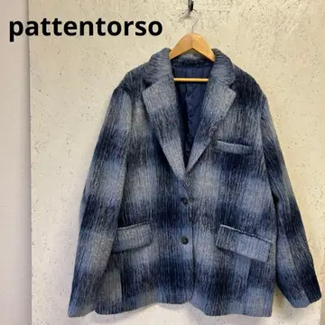 [ 미사용 ] w30 pattentorso 테일러드 자켓 블루 계열