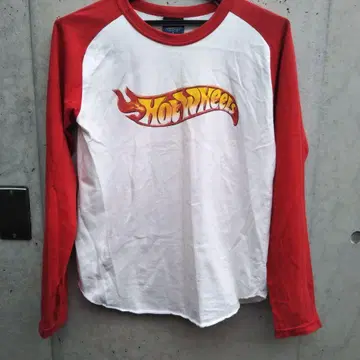 Hot Wheels 긴팔 티셔츠 화이트/레드
