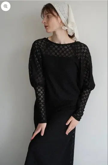 all lace puff one-piece Acka.