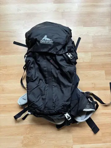 GREGORY 블랙 백팩