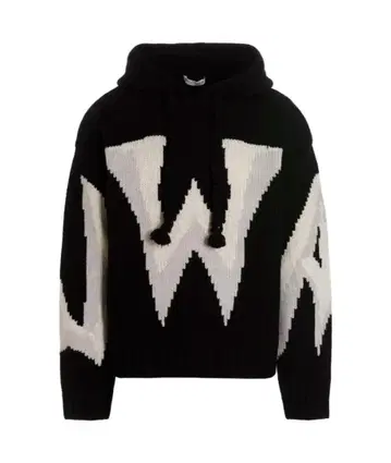 J.W. ANDERSON 청키 후드티 니트 로고 후드티