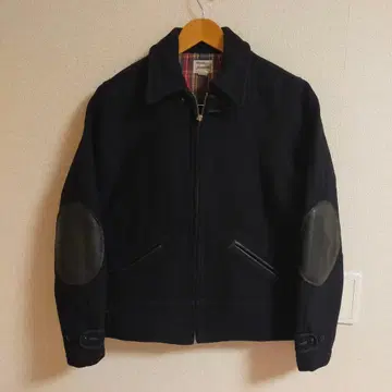 YANKSHIRE 울 스포츠 자켓 가죽 엘보 패치 포함