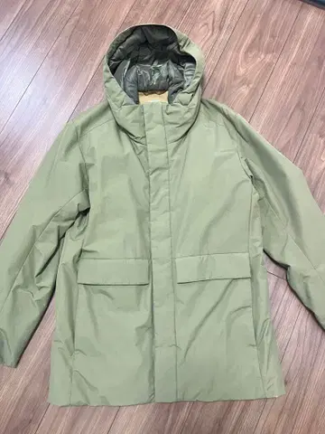 UNIQLO 하이브리드 다운 올리브 M