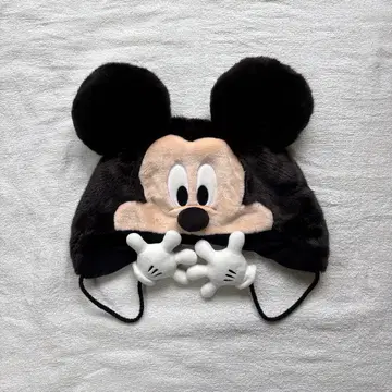 디즈니 TDR 미키 팬캡 퍼 모자