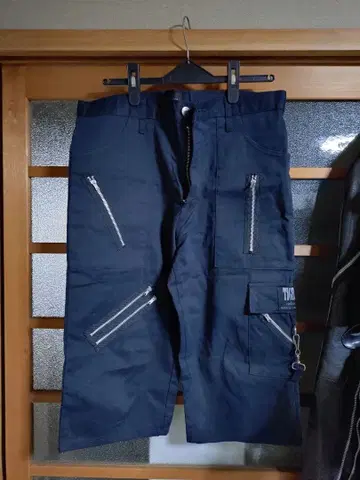 타이거 오브 런던 지퍼 하프 팬츠 펑크 하드코어 짐즈인 스타일