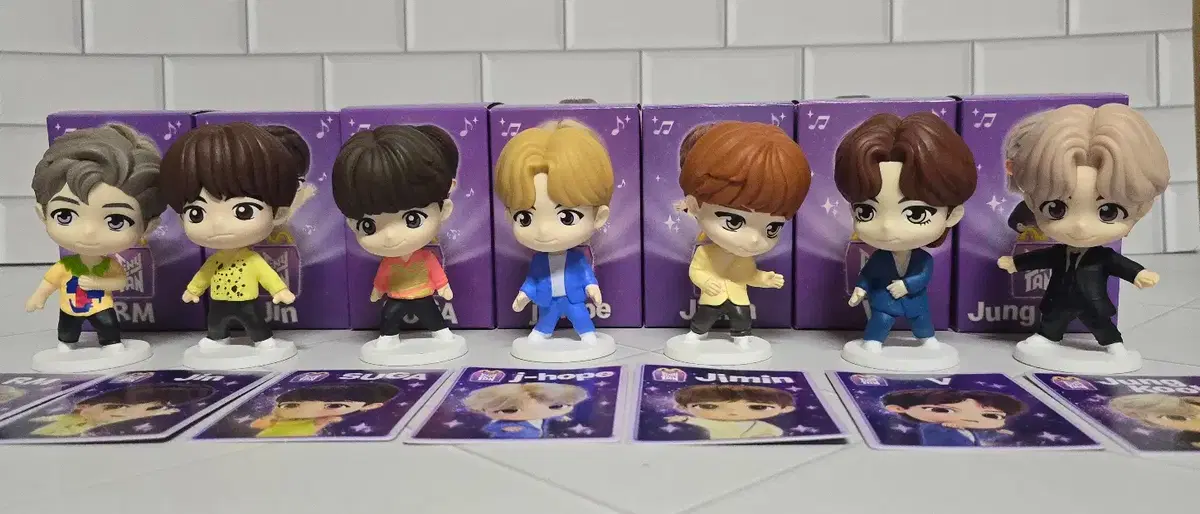 Bts McDonald's Figure Set 7p BTS x McDonald's