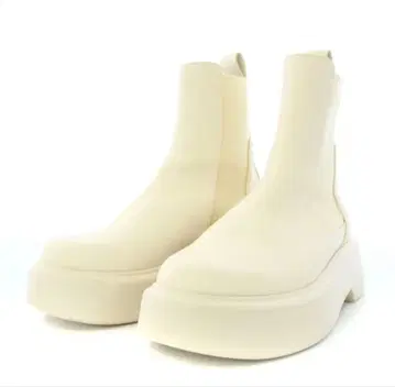 emmi atelier eco 사이드 고어 부츠 화이트 24cm