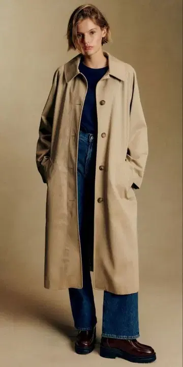 세잔느 Sezane Clyde 코트 라이트 베이지 38 M 사이즈