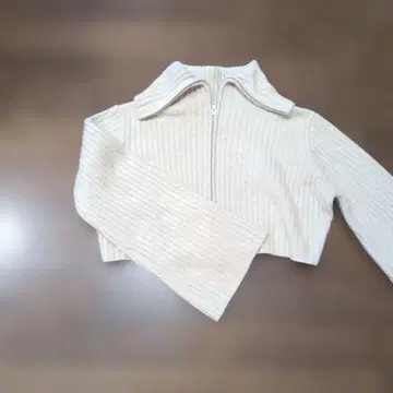 완판템 스타일믹서 카라 부착 W 지퍼 가디건