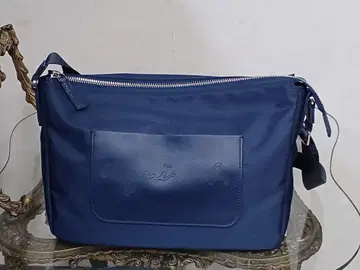 에네스베 네이비 나일론 숄더백