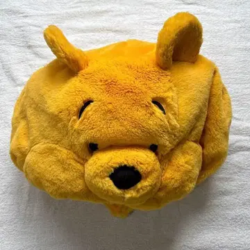 디즈니 TDR 푸우 팬캡 퍼 모자