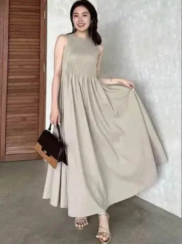 aunans 핀턱 디자인 원피스