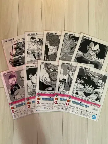 드래곤볼 제일복권 G상 코믹스 클리어 파일 세트