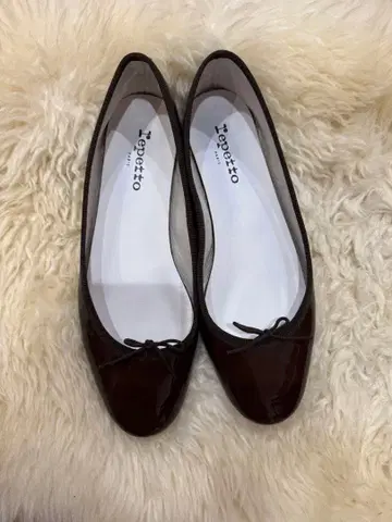 Repetto 브라운 발레 슈즈 사이즈 39 프랑스제