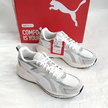 푸마 PUMA Hypnotic LS 스니커즈 화이트 x 그레이 26cm