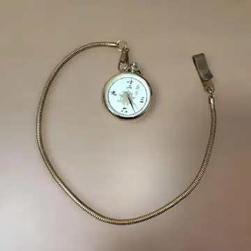 골드 아날로그 회중시계