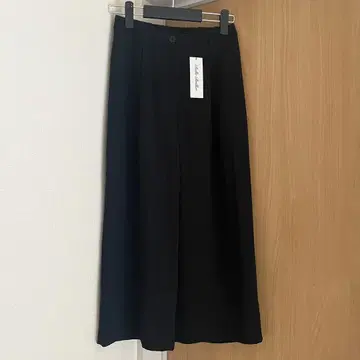 신상 블랙 가우초 팬츠 와이드 팬츠