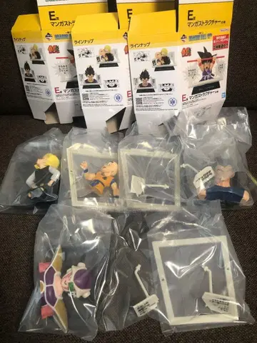드래곤볼 제일복권 E상 피규어 3개