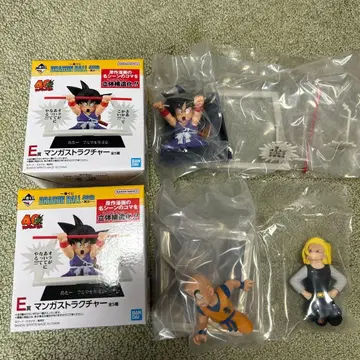 제일복권 드래곤볼 40th E상 만화 스트럭처 손오공 크리링 & 18호