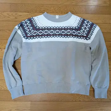 다이아몬드 헤드 눈꽃 패턴 맨투맨 L