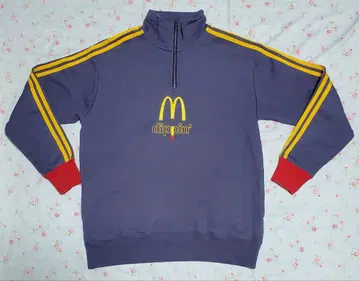 그라니프 맥도날드 콜라보 dippin 하프 지퍼 맨투맨