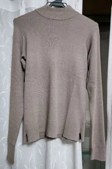 터틀넥 니트 긴팔 2장 세트