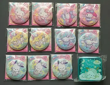 산리오 세븐일레븐 오리지널 캔 거울 잡화 케이스 키티 시나모롤