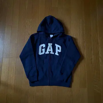 gap navy zip hoodie