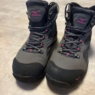 Mizuno 등산화 그레이/핑크 하이컷
