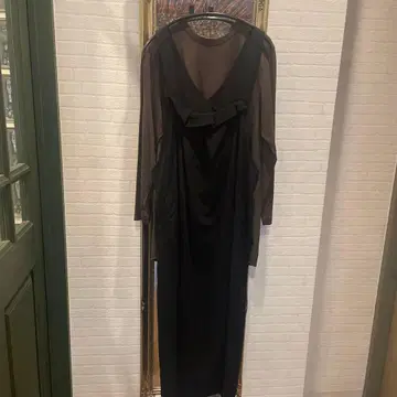 미사용품 Y,s 트리아세테이트 소재 오버롤 스커트 원피스