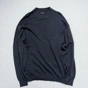 EMBARK 긴팔 니트 스웨터 무지 캐주얼 신사 심플 빅