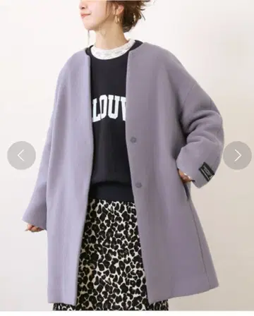 Simplicitie MANTECO W 페이스 노카라 코트