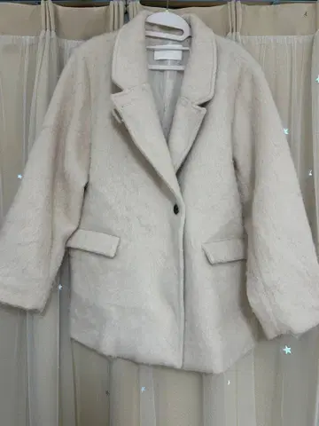 chico 샤기 미들 코트