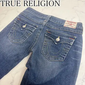 트루 릴리전 부츠컷 데님 청바지