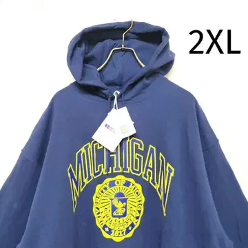 [ 새상품 ] RUSSELL ATHLETIC 후드 맨투맨 2XL 미시건