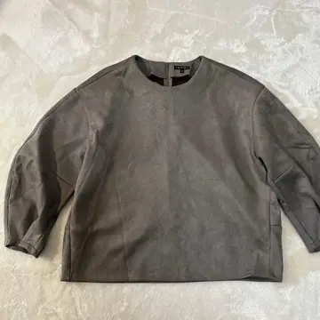 새상품급 INDIVI 브라운 크루넥 상의 사이즈 13 빅 루즈핏