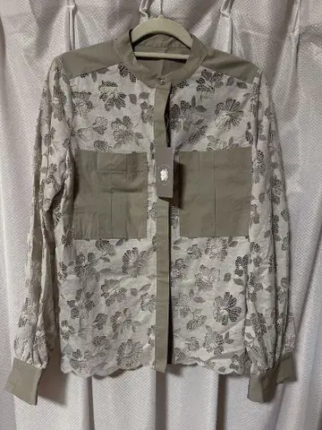 BOUNCYBOND 러셀 레이스 스탠드 넥 셔츠