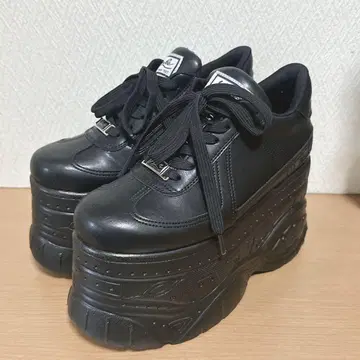 yosuke 통굽 스니커즈 블랙 23cm